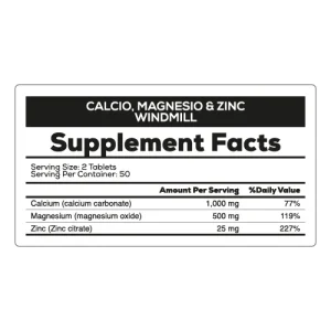 WINDMILL CA MG ZN 100TAB