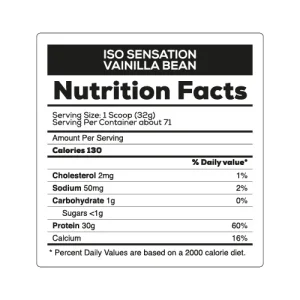 ULTIMATE NUTRITION ISO SENSATION 5LB