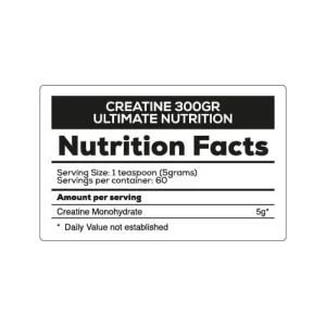 ULTIMATE NUTRITION CREATINE 300GR