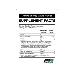 OPTIMUM NUTRITION AMINO ENERGY 585GR