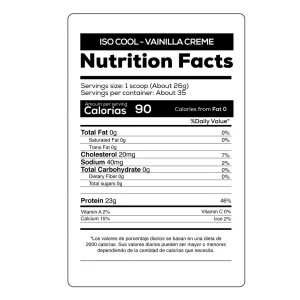 ULTIMATE NUTRITION ISO COOL 5LB
