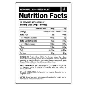 MYPROTEIN VEGAN 2.5KG