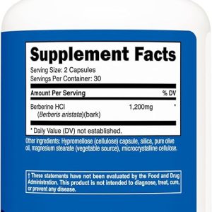 NUTRICOST BERBERINE 1200MG