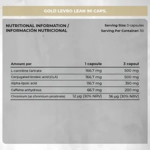 KEVIN LEVRONE GOLD LEVROLEAN 90CAP